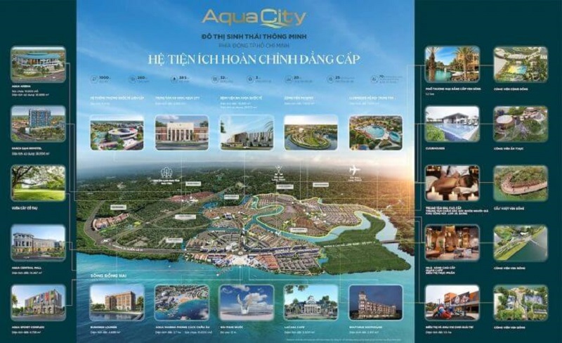Dự án biệt thự nhà phố Aqua City Đồng Nai